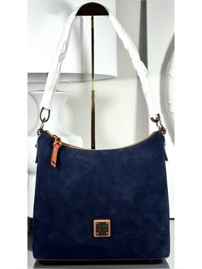DOONEY & BOURKE Suede Hobo, NAVY